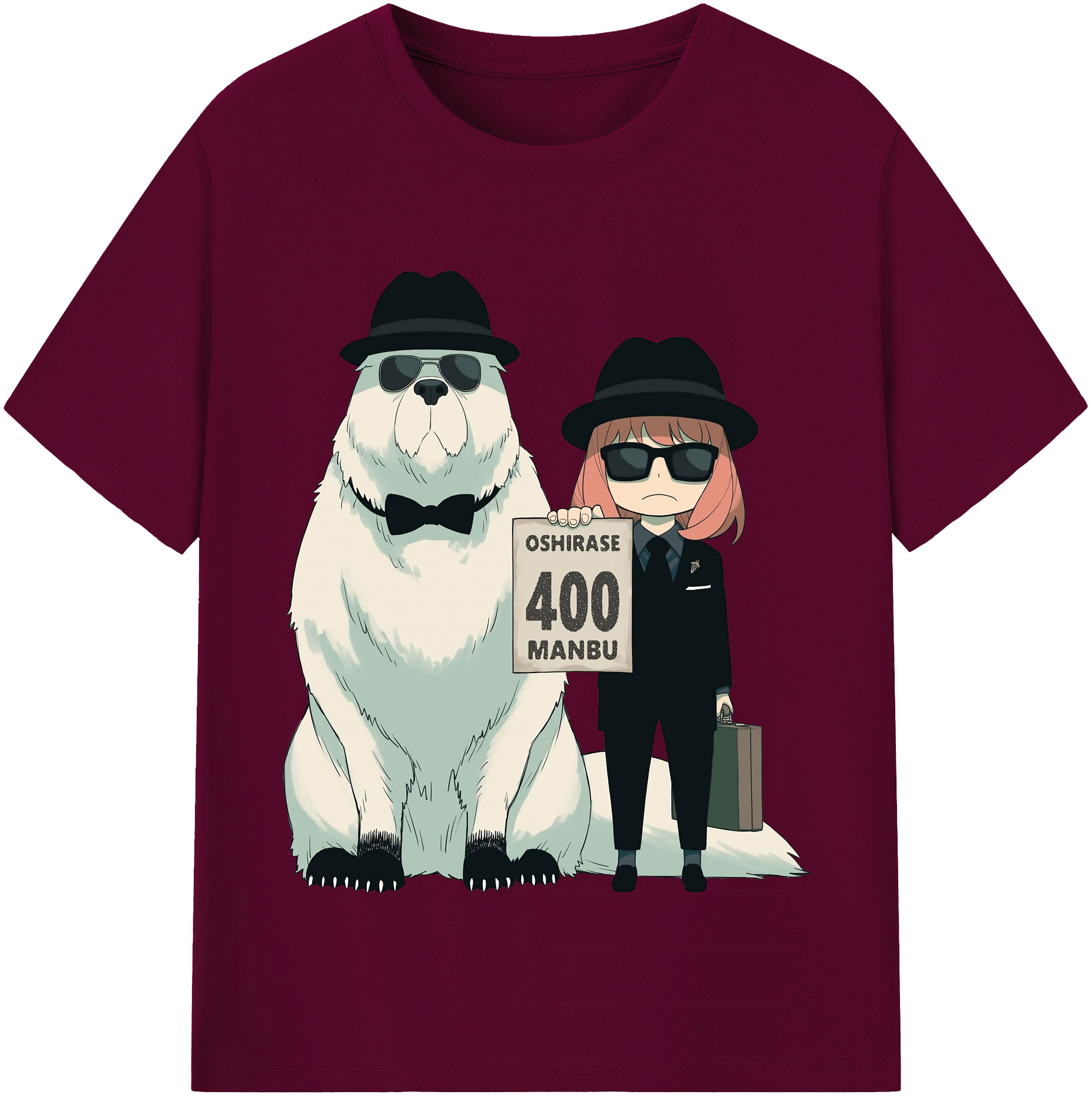 （画像用） SPY×FAMILY间谍家家酒 レディースカジュアルプリントTシャツ（綿100％）